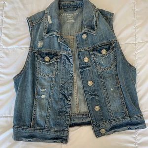 Aeropostale jean vest